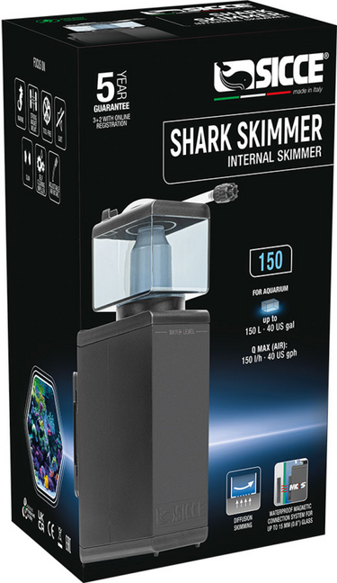 Shark Skimmer 150, Internal Protein Skimmer, 2.2m, EU 2 pins